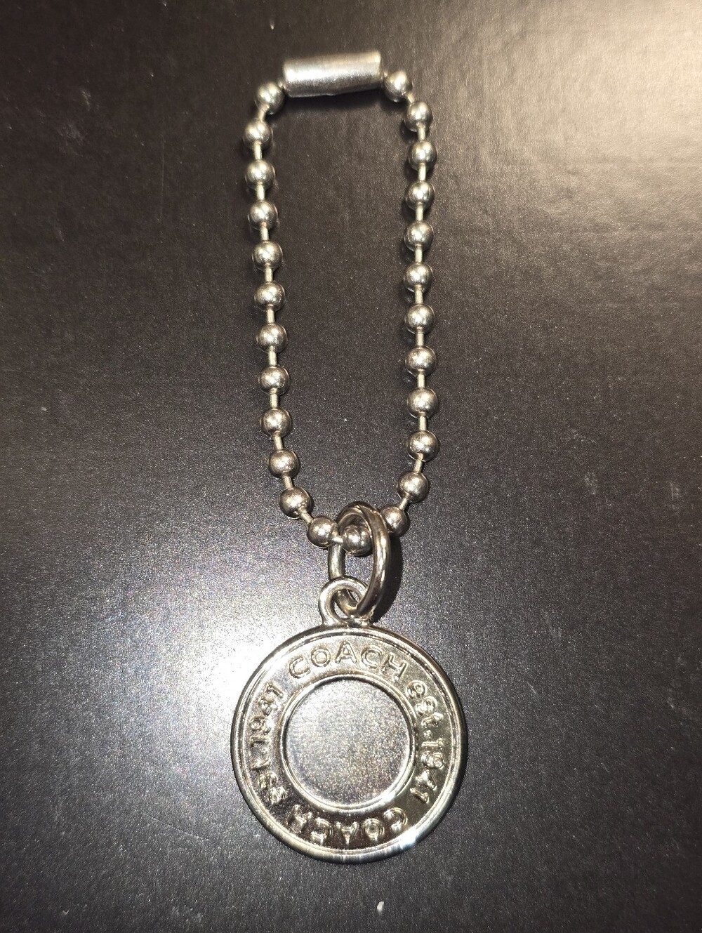 Vintage‎ Coach Silver Purse Charm Pendant Coach 1941 - Picture 4 of 6